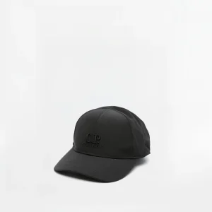 Casquette CP Company Chrome-R Goggle Total Black