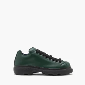 Chaussures Burberry Ranger en Cuir Vine