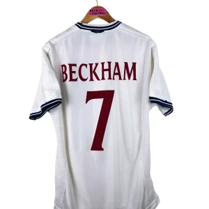 1999 / 2001 – maillot domicile Angleterre – Beckham #7 (L)