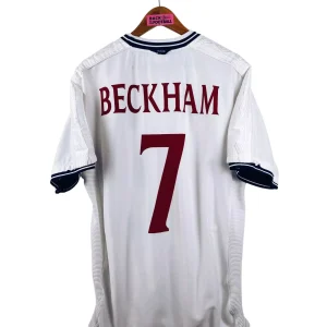 1999 / 2001 – maillot domicile Angleterre – Beckham #7 (L)