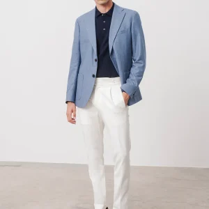 Veste Blazer Hardy en laine vierge, coton et cachemire