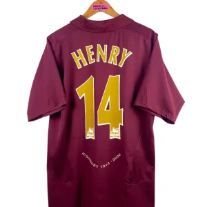 2005 / 2006 – maillot domicile Arsenal – Henry #14 (L)