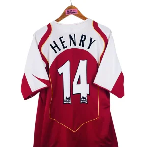 2004 / 2005 – maillot domicile Arsenal – Henry #14 (L)