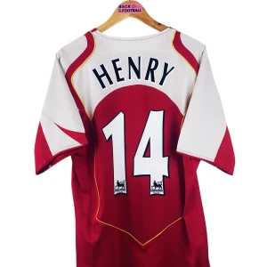 2004 / 2005 – maillot domicile Arsenal – Henry #14 (L)
