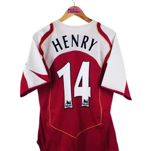 2004 / 2005 – maillot domicile Arsenal – Henry #14 (M)