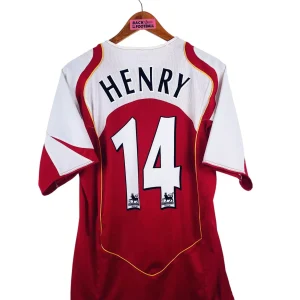 2004 / 2005 – maillot domicile Arsenal – Henry #14 (M)