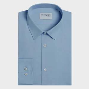 Chemise Slim Apoyo Bleu col français