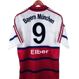 1998 / 2000 – maillot extérieur Bayern Munich – Elber #9 (M)