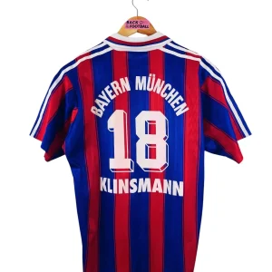 1995 / 1997 – maillot domicile Bayern Munich – Klinsmann #18 (S)