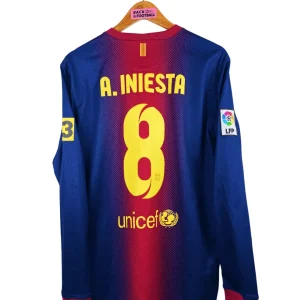 2012 / 2013 – maillot domicile Barcelone – Iniesta #8 (M)