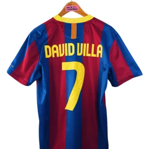 2010 / 2011 – maillot domicile Barcelone – David Villa #7 (M)