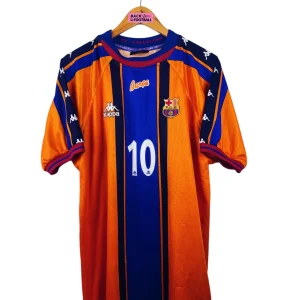 1997 / 1998 – maillot extérieur Barcelone – #10 (XL) *player issue*