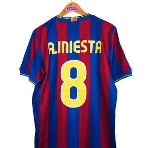 2009 / 2010 – Barcelone – Iniesta #8 (L)