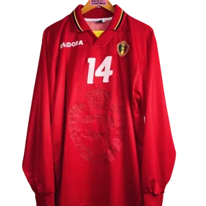 1996 / 1997 – maillot domicile Belgique – #14 (XL) *match issue*