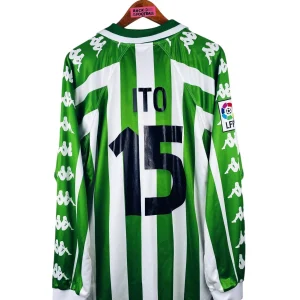 2000 / 2002 – maillot domicile Real Betis Séville – Ito #15 (XL) *match issue*