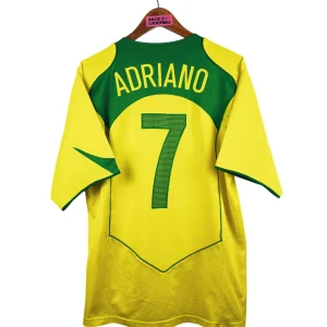 2004 – maillot domicile Brésil – Adriano #7 (M/L)