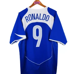 2004 – maillot extérieur Brésil – Ronaldo #9 (XL)