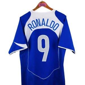 2004 – maillot extérieur Brésil – Ronaldo #9 (L)