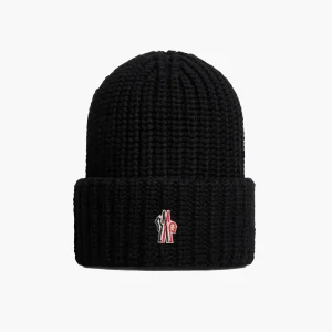 Bonnet Moncler laine noire