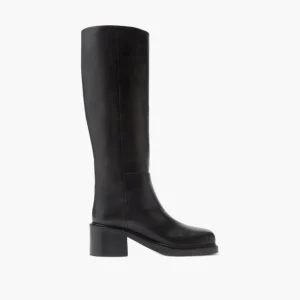 Bottes Hautes Aeyde Taito Cuir Noir