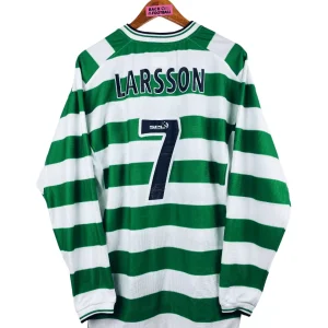 2001 / 2003 – maillot domicile Celtic Glasgow – Larsson #7 (L)