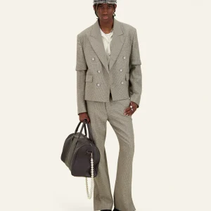 PANTALON TUX PIED-DE-POULE