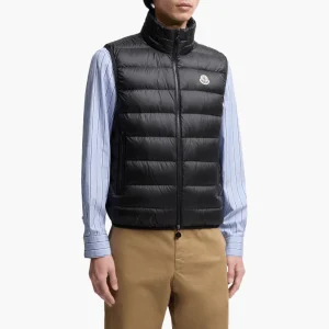 Doudoune Moncler sans manches noir
