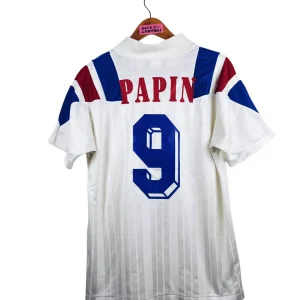 1992 – maillot extérieur Equipe de France – Papin #9 (M)