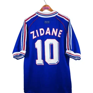 1998 – maillot domicile Equipe de France – Zidane #10 (XL)