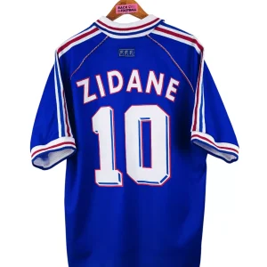 1998 – maillot domicile équipe de France – Zidane #10 (L)