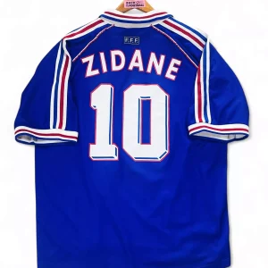 1998 – maillot domicile équipe de France – Zidane #10 (XL)