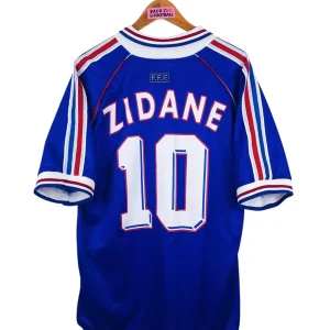 1998 – maillot domicile équipe de France – Zidane #10 (L)