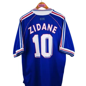 1998 – maillot domicile équipe de France – Zidane #10 (L/XL)