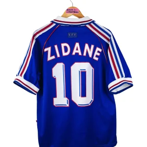 1998 – maillot domicile équipe de France – Zidane #10 (M)