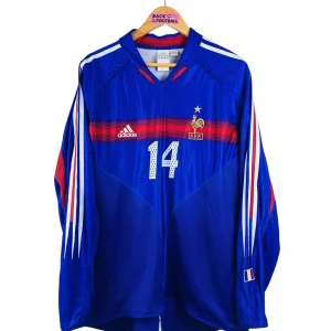2004 – maillot domicile Equipe de France – #14 (L) *match issue*