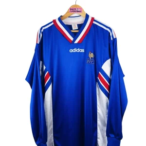 1996 – maillot domicile Equipe de France espoirs – #2 (XL) *match issue*