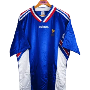 1996 – maillot domicile Equipe de France – #7 (XL) *match issue*