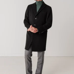 Manteau Ingwar en laine et cachemire