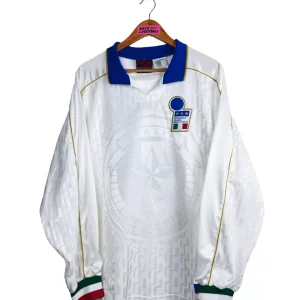 1995 – maillot extérieur Italie – Albertini #8 (L) *Match issue*