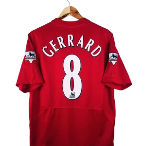 2004 / 2005 – maillot domicile Liverpool – Gerrard #8 (L/XL)