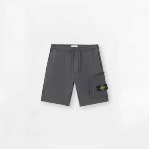 Short Cargo Stone Island Cotton Fleece Technical 6200002 Gris