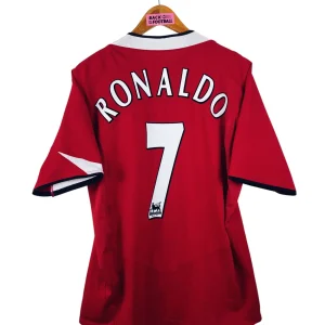 2004 / 2006 – maillot domicile Manchester United – Ronaldo #7 (L)