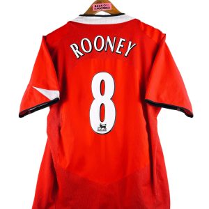 2004 / 2006 – maillot domicile Manchester United – Rooney #8 (M)