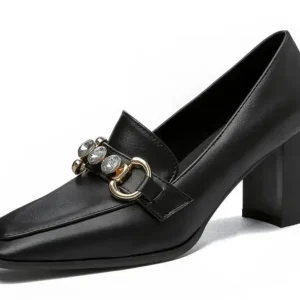 Mocassin talon mi haut