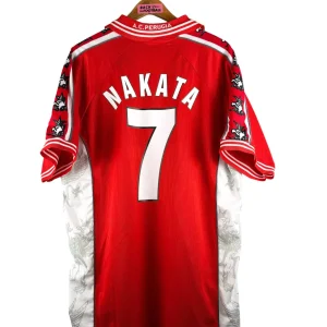 1999 / 2000 – maillot domicile Perugia – Nakata #7 (XL) *BNWT*