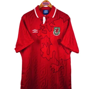 1992 – maillot domicile Pays de Galles – #16 (XL) *match issue*