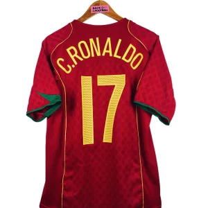 2004 – maillot domicile Portugal – Ronaldo #17 (M)