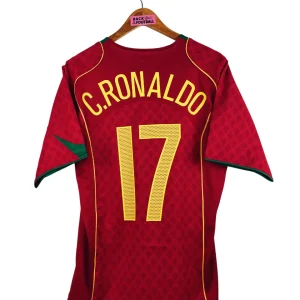2004 – maillot domicile Portugal – C. Ronaldo #17 (M)