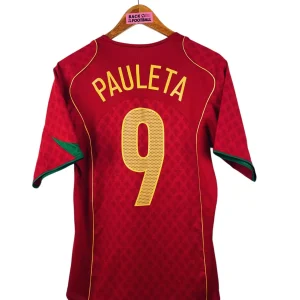 2004 – maillot domicile Portugal – Pauleta #9 (S)