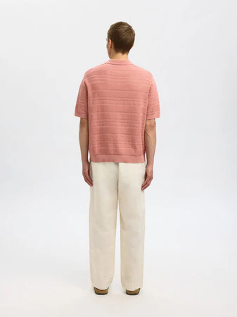 Foam SS Knit Relaxed Structure Polo – Image 3